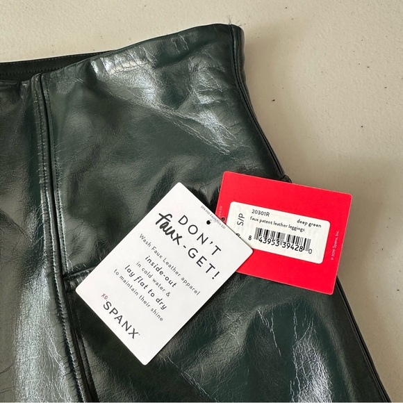 NWT SPANX Faux Leather Leggings Small Regular - Picture 5 of 10